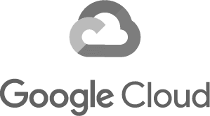 Google Cloud logo grayscale